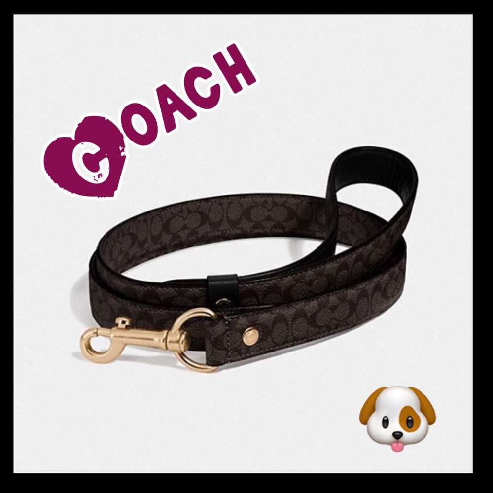 🐶NWT🐶Coach large pet signature leash